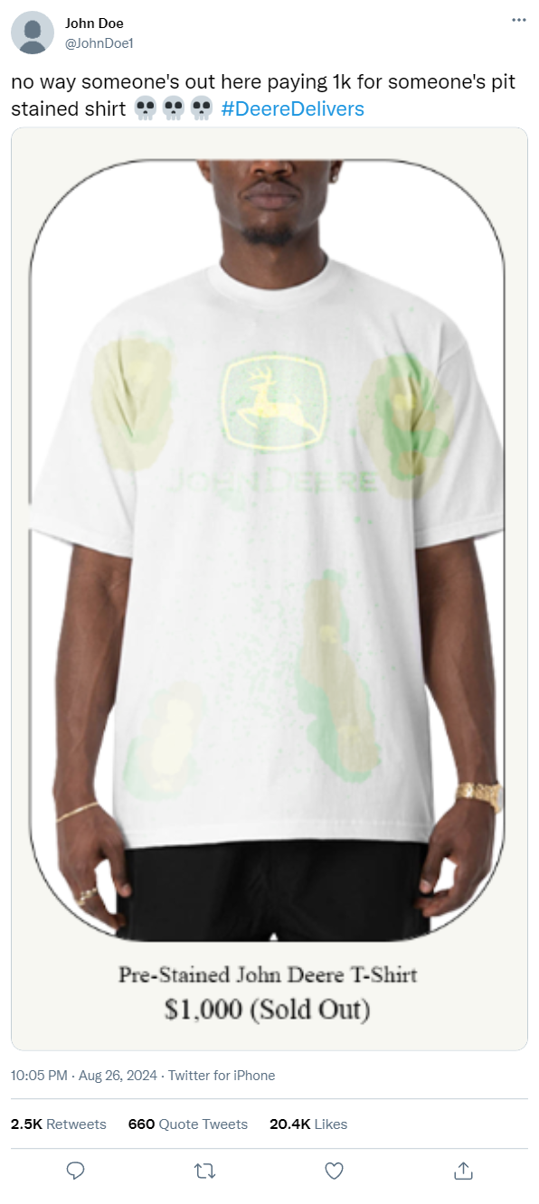 John Deere Streetwear